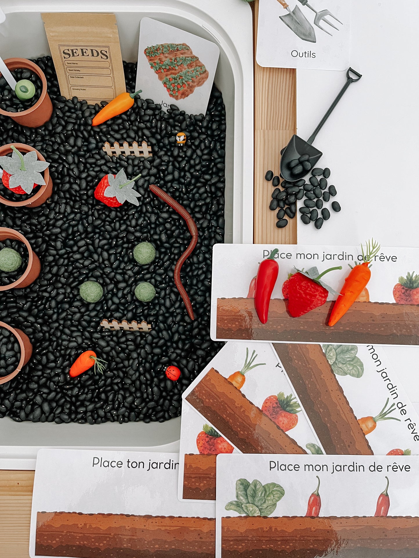 Boite sensorielle Jardinage