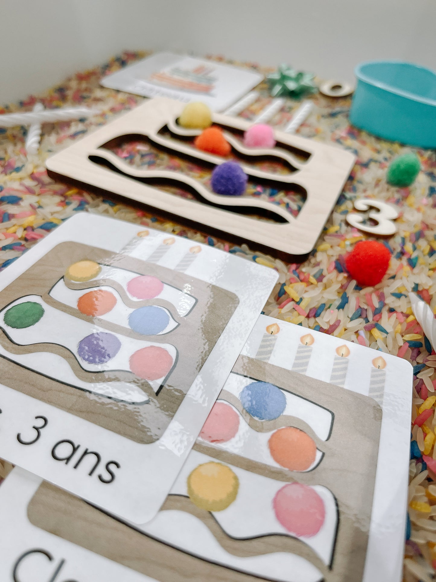 Boite sensorielle Anniversaire