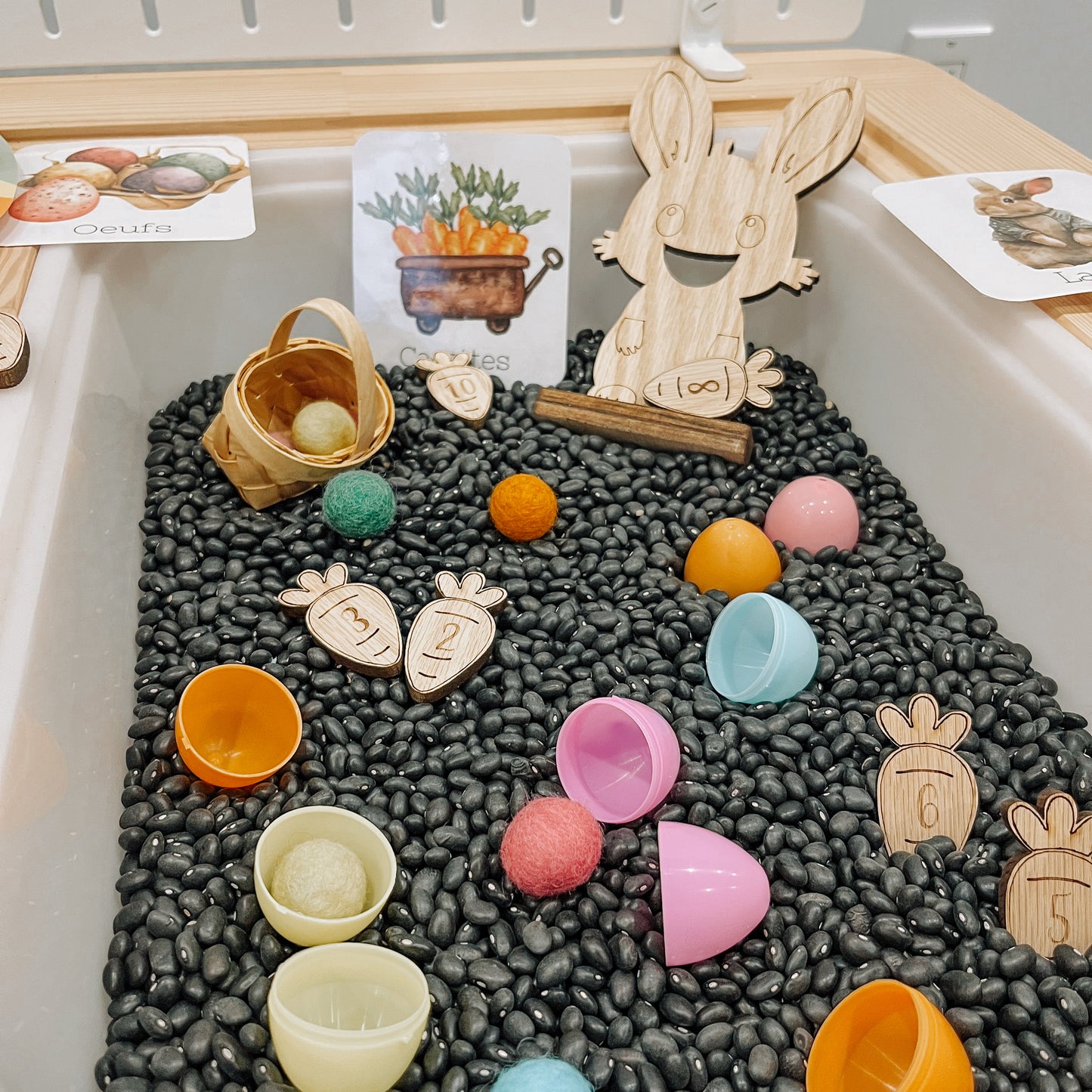 Boite sensorielle Pâques