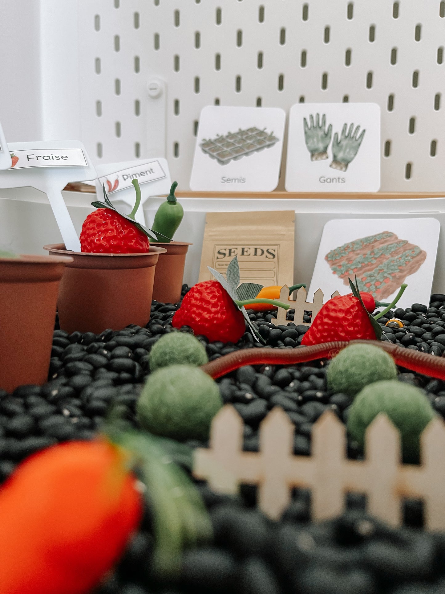Boite sensorielle Jardinage