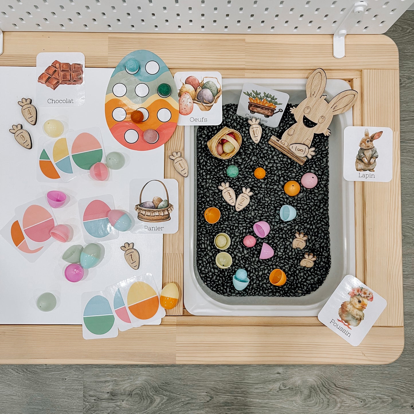 Boite sensorielle Pâques