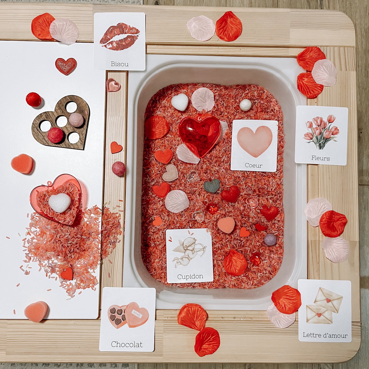 Boite sensorielle Saint-Valentin
