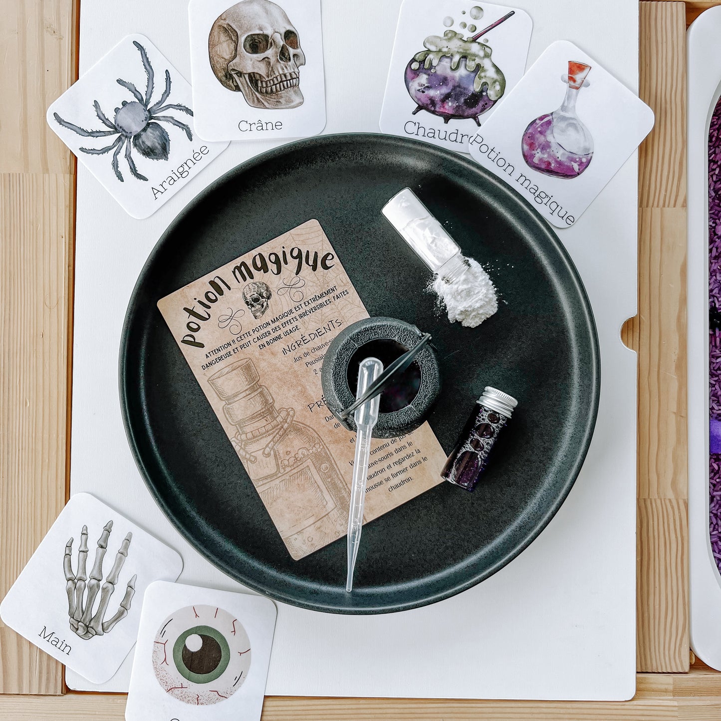 Boite sensorielle Halloween 2024