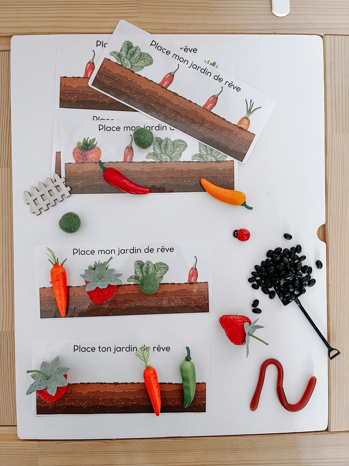 Boite sensorielle Jardinage