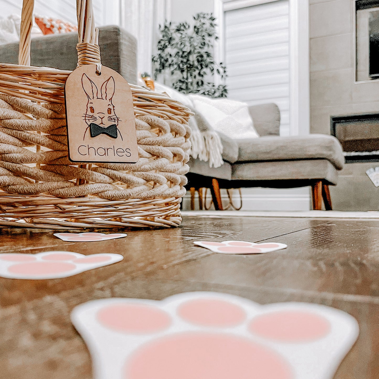 Étiquette Lapin personnalisée