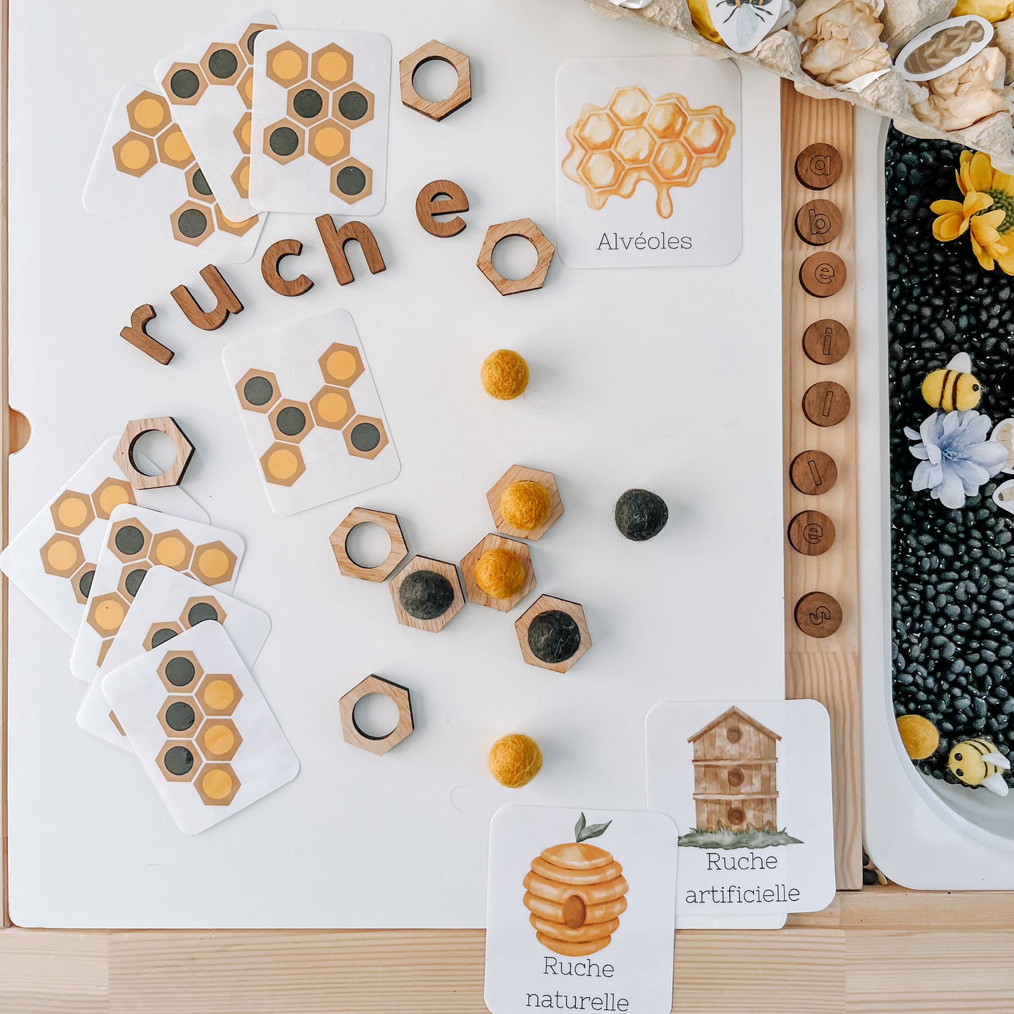 Boite sensorielle Abeilles