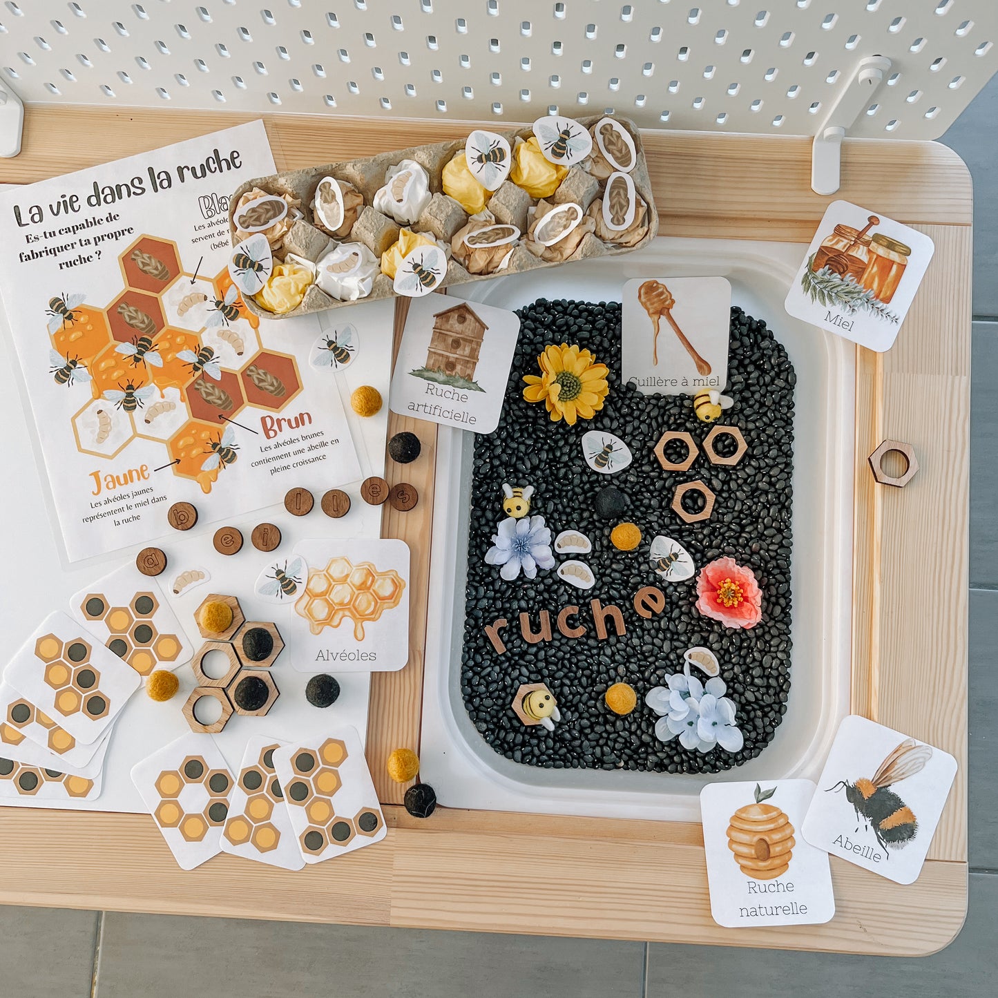 Boite sensorielle Abeilles