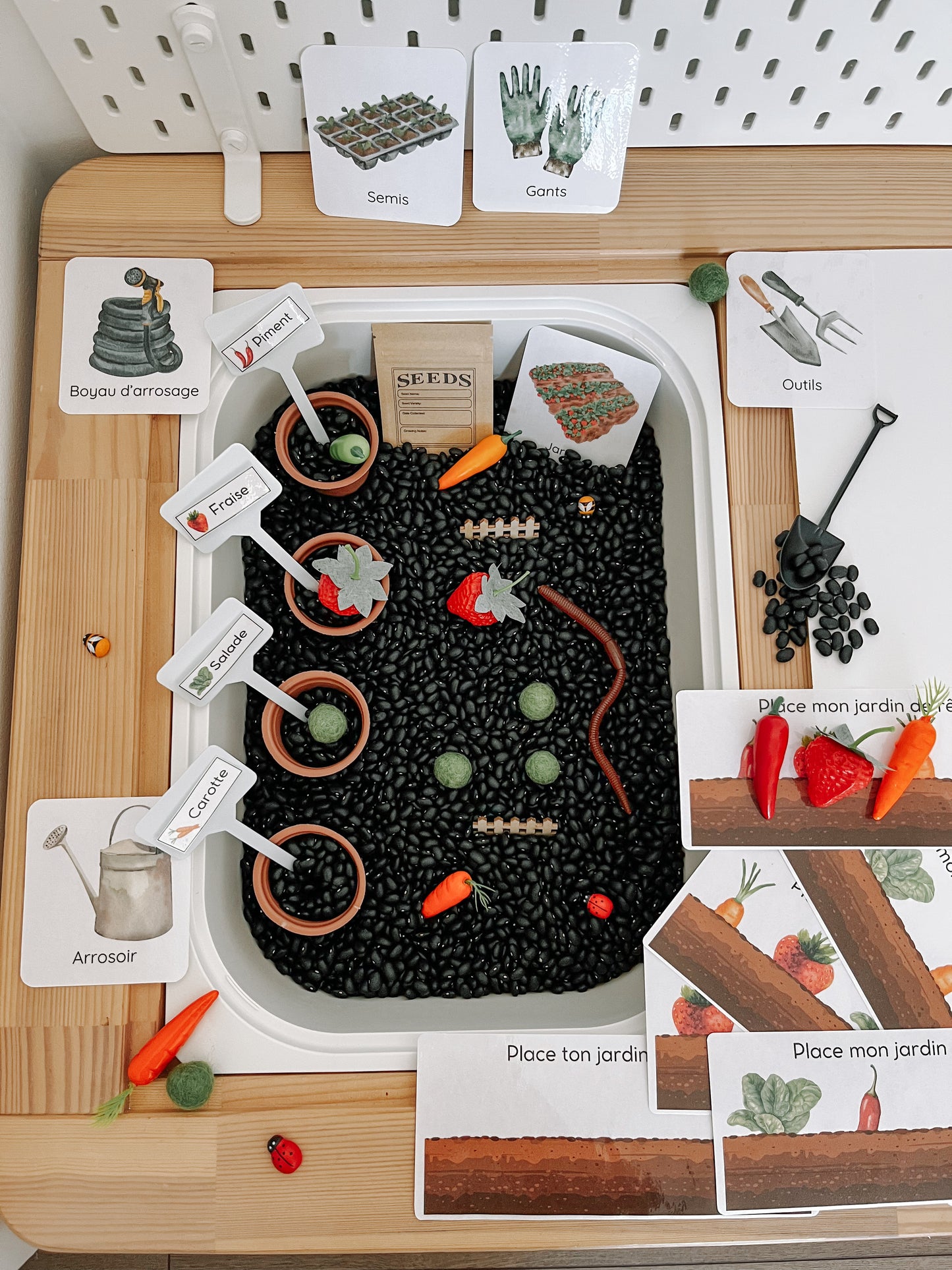 Boite sensorielle Jardinage