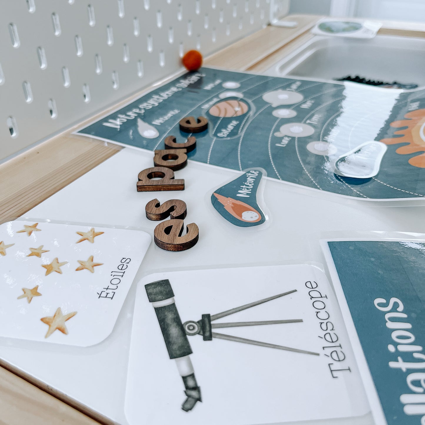 Boite sensorielle Système solaire