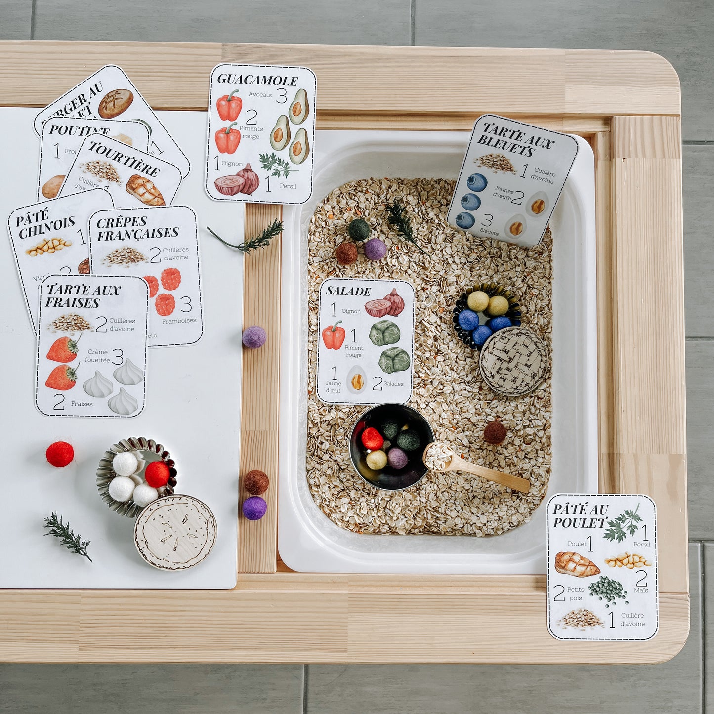 Boite sensorielle Petit chef