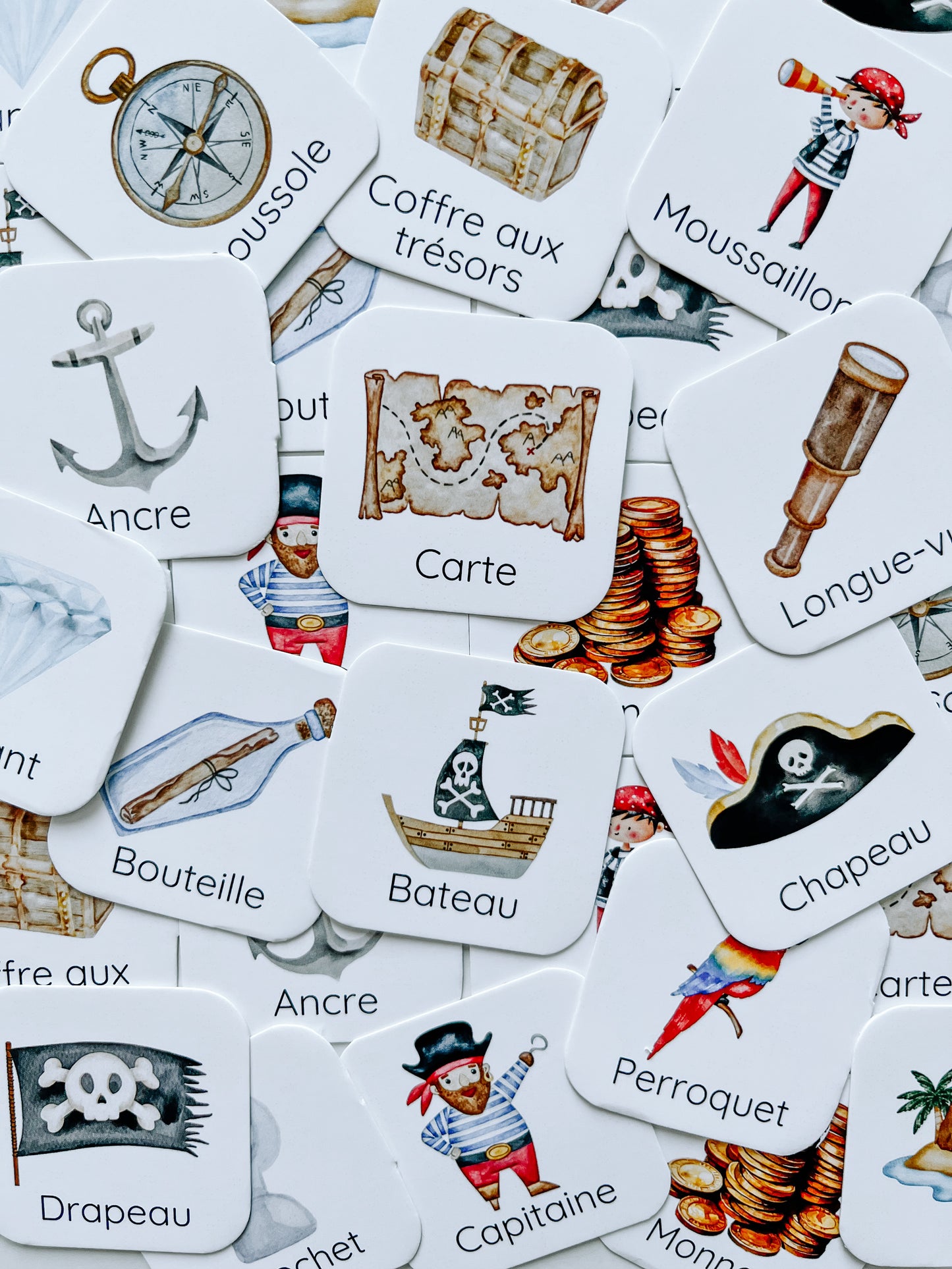 Jeux de mémoire Pirates
