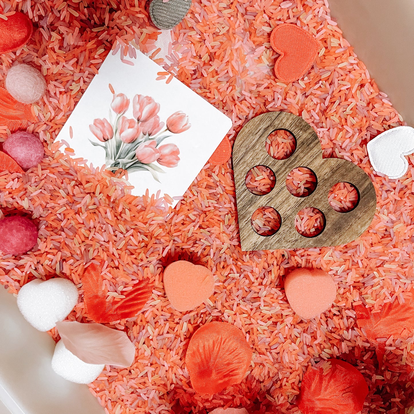 Boite sensorielle Saint-Valentin