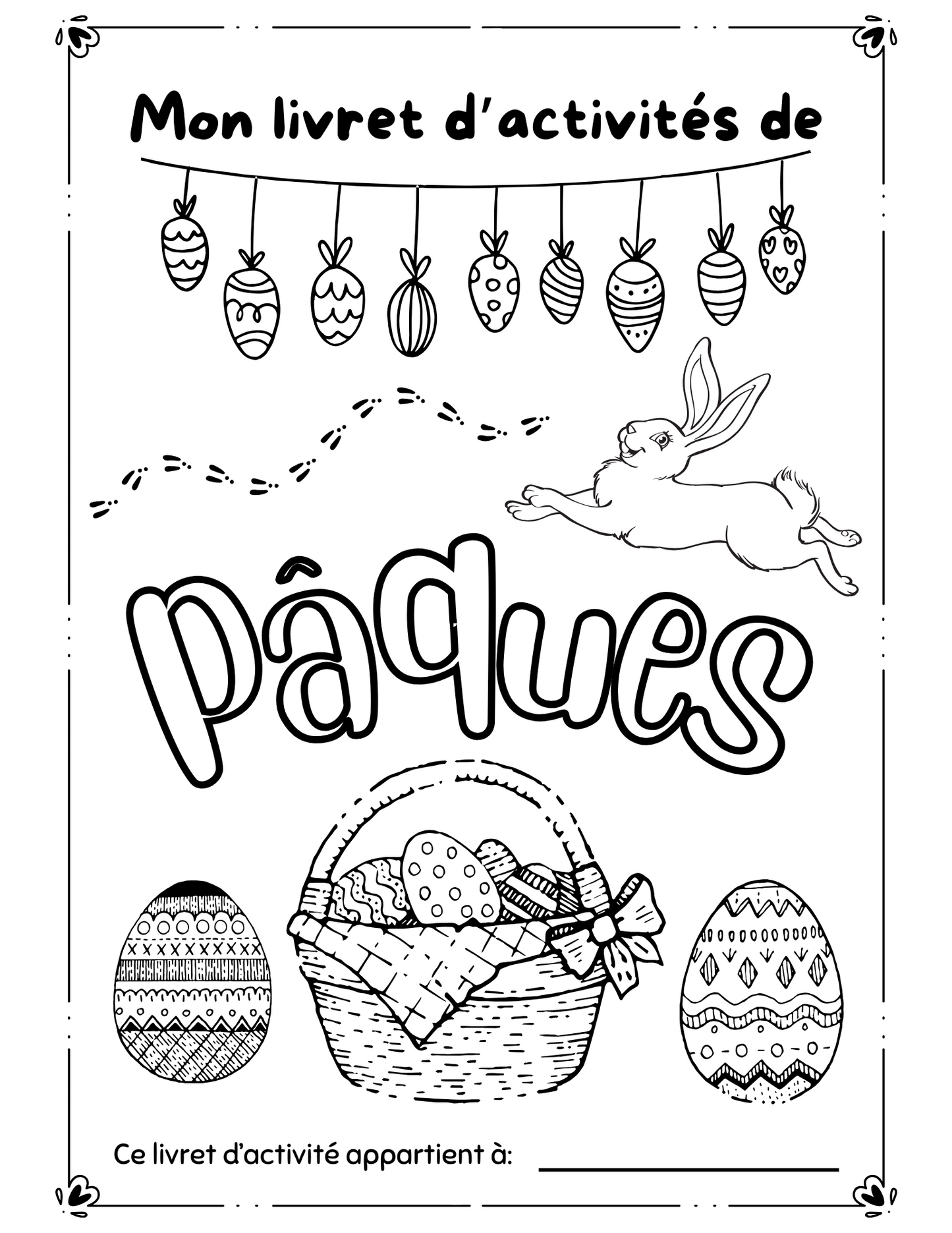 Livret d'activités - Pâques