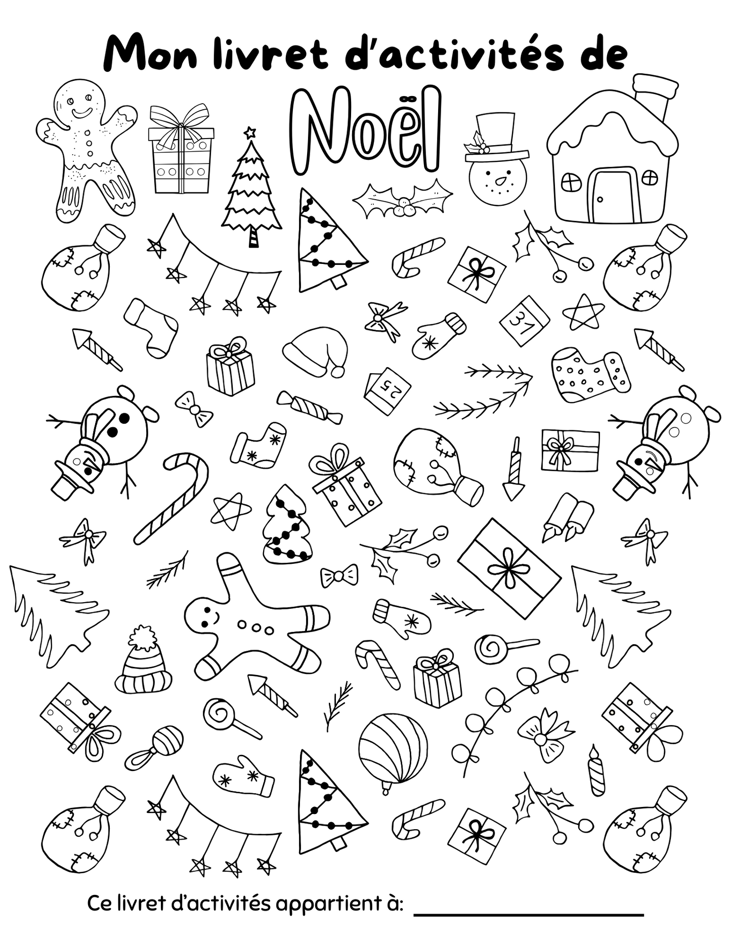 Livret d'activités - Noël