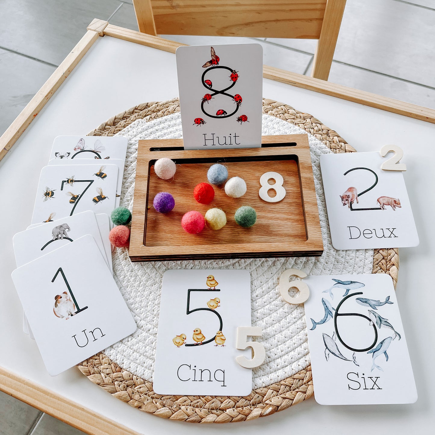 Cartes Chiffres animaux 1