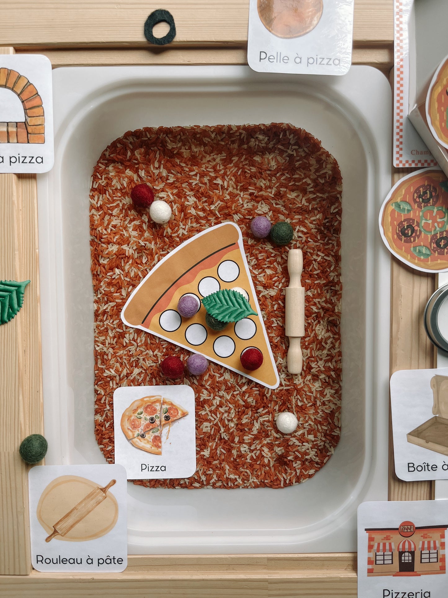 Boite sensorielle Pizza