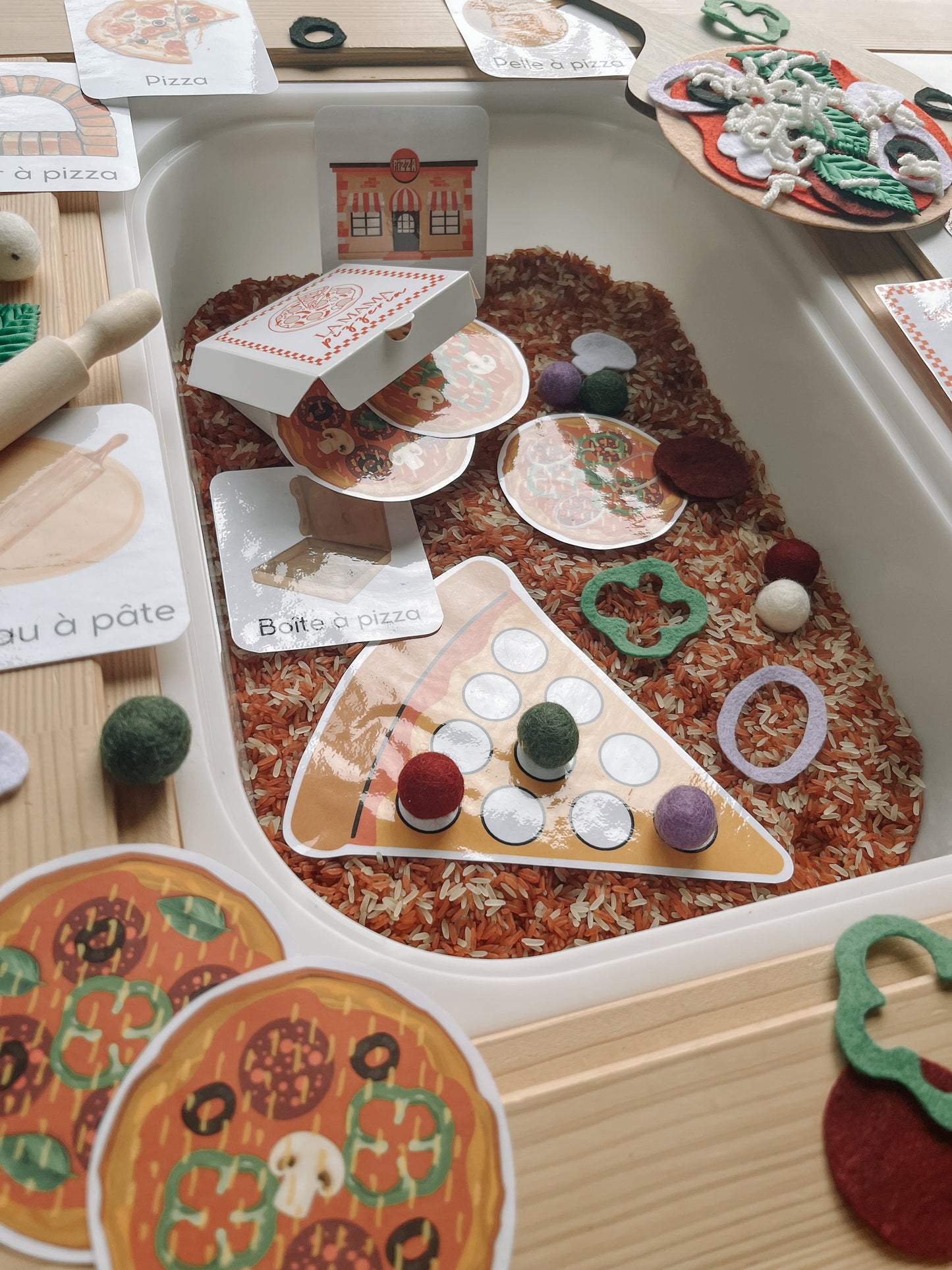 Boite sensorielle Pizza