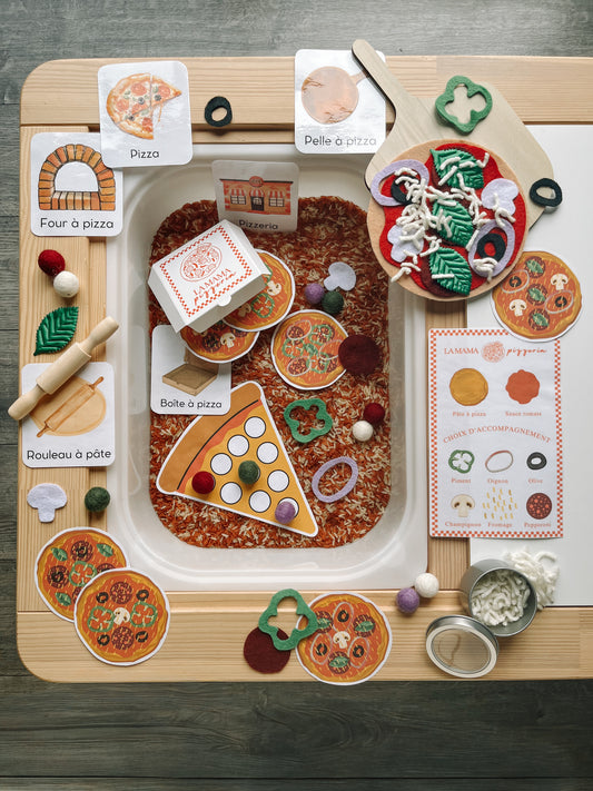 Boite sensorielle Pizza