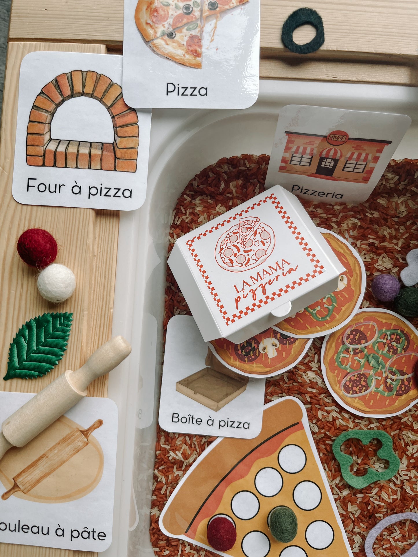 Boite sensorielle Pizza