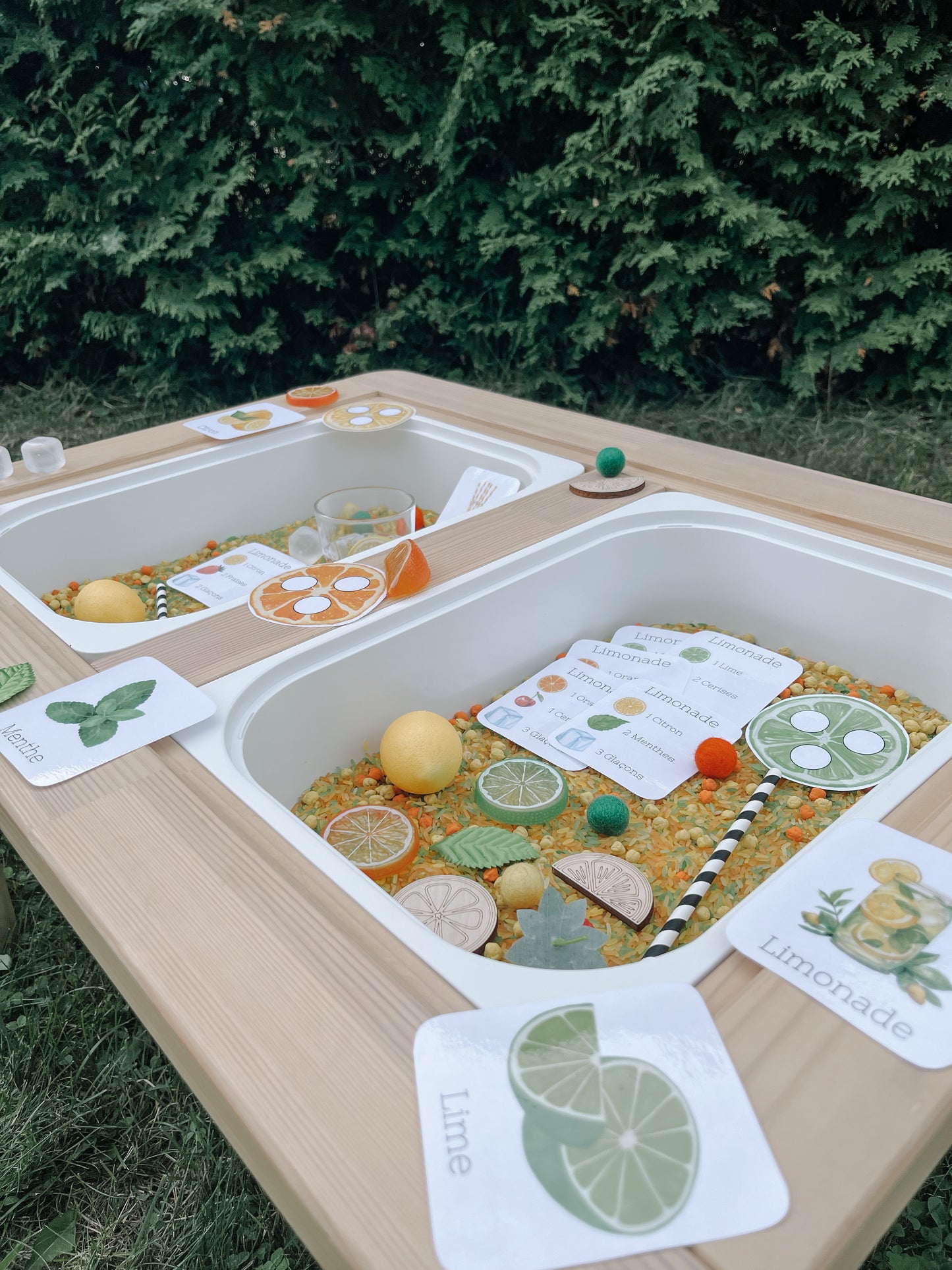 Boite sensorielle Limonade