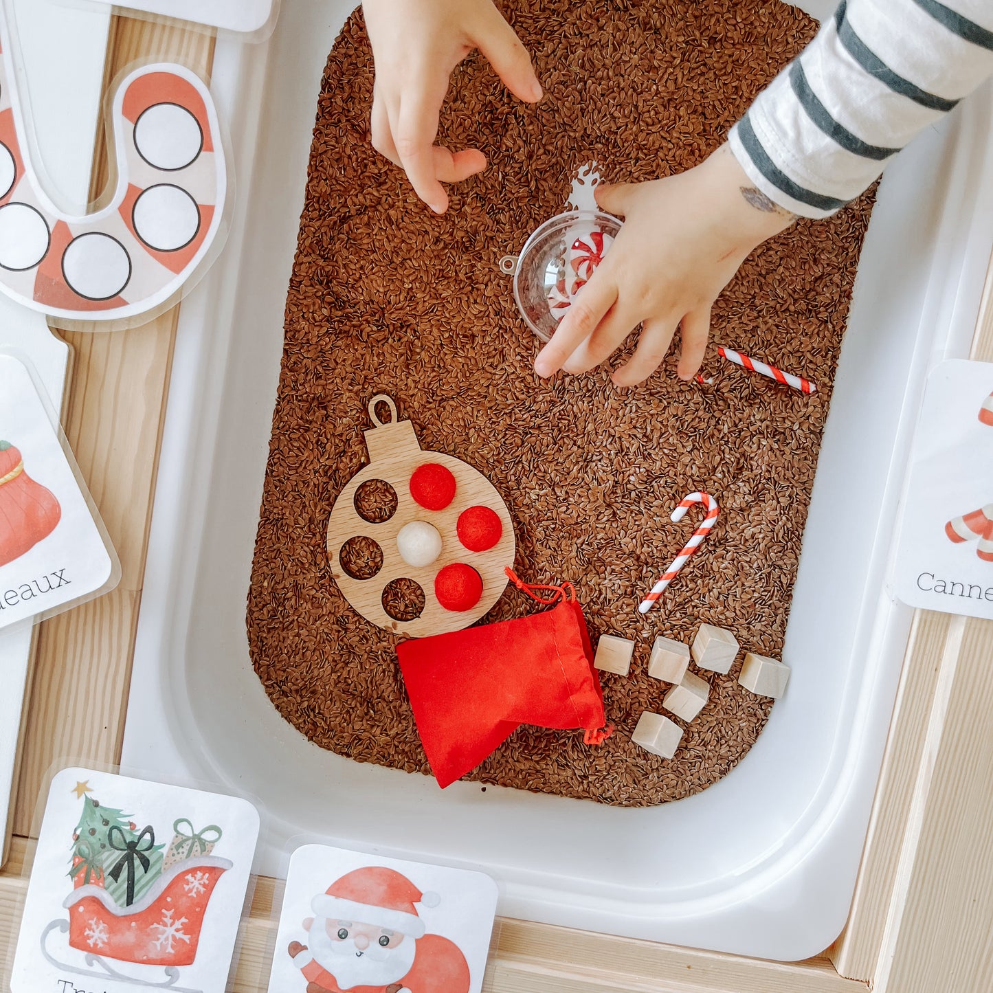 Boite sensorielle Noël 2023