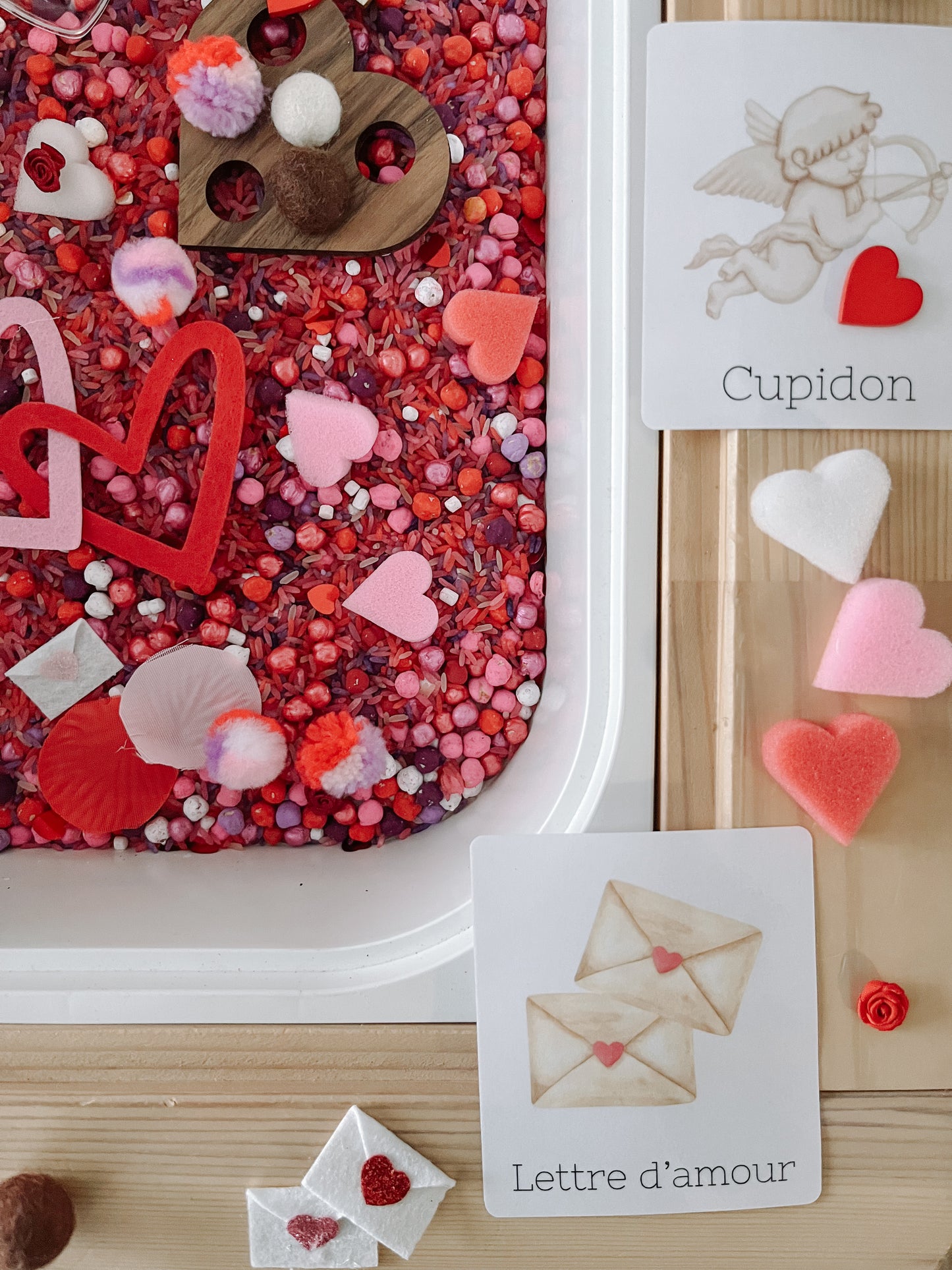 Boîte sensorielle Saint-Valentin