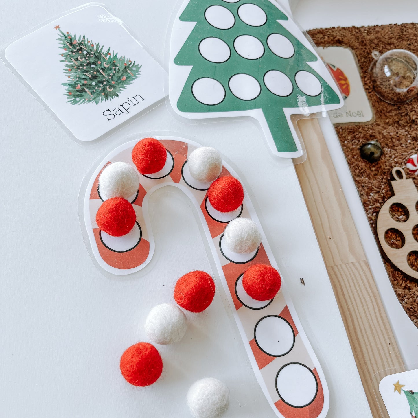 Boite sensorielle Noël 2023
