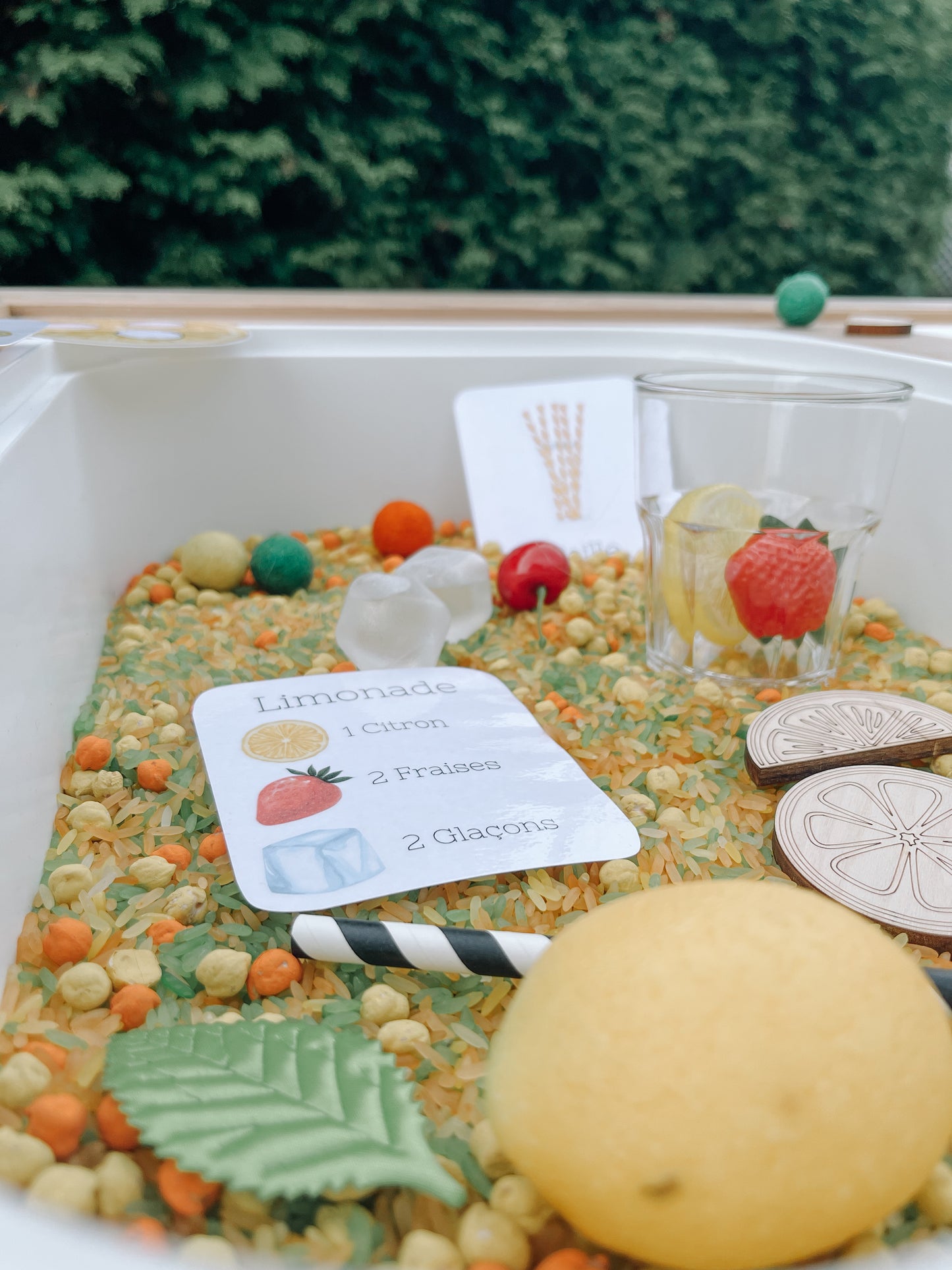 Boite sensorielle Limonade