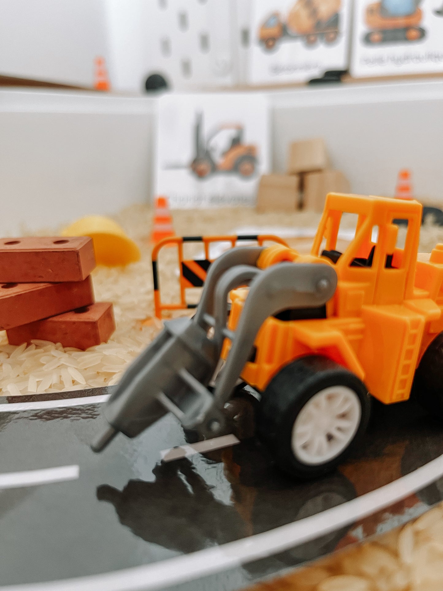 Boite sensorielle Construction
