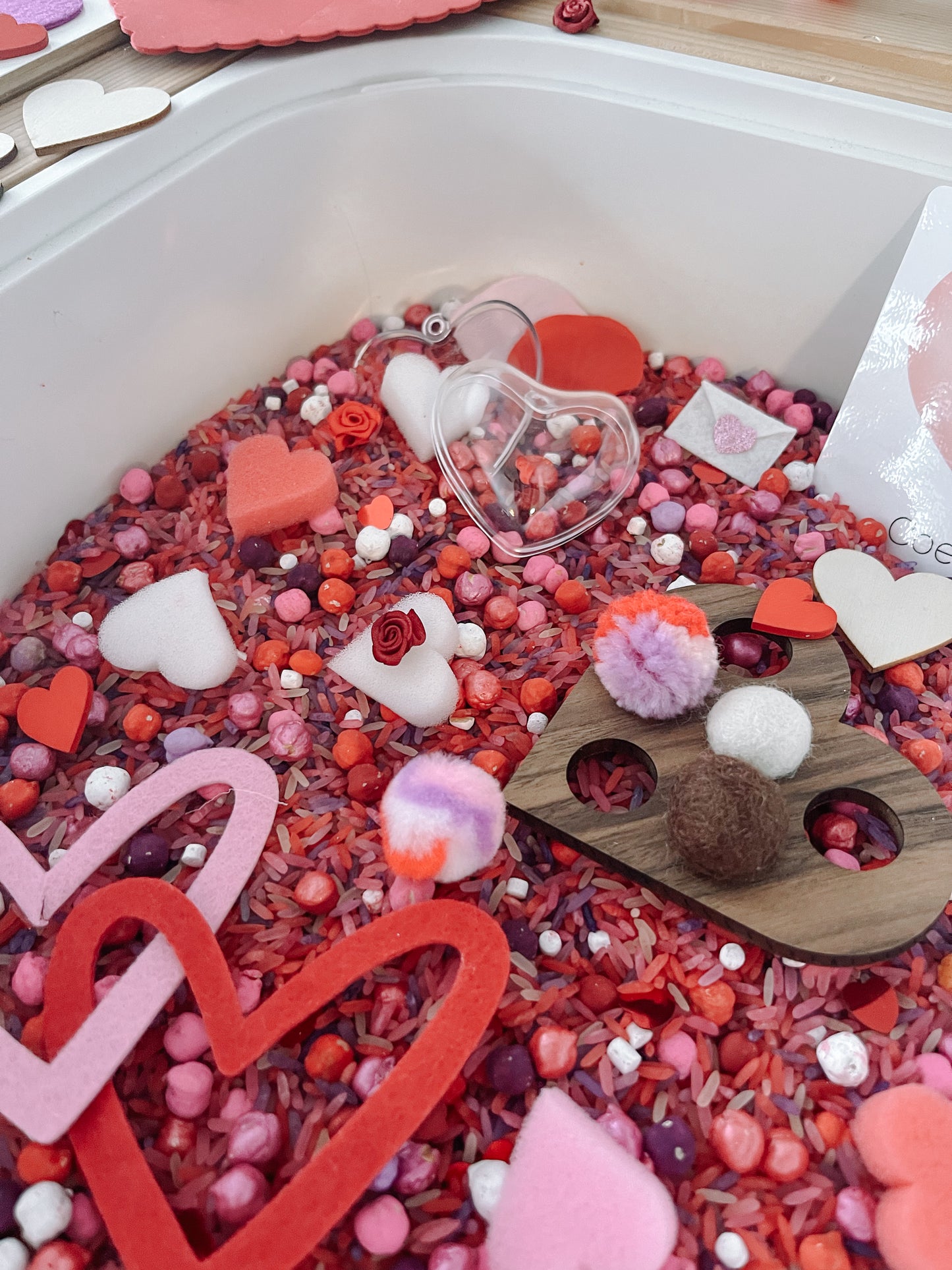 Boîte sensorielle Saint-Valentin
