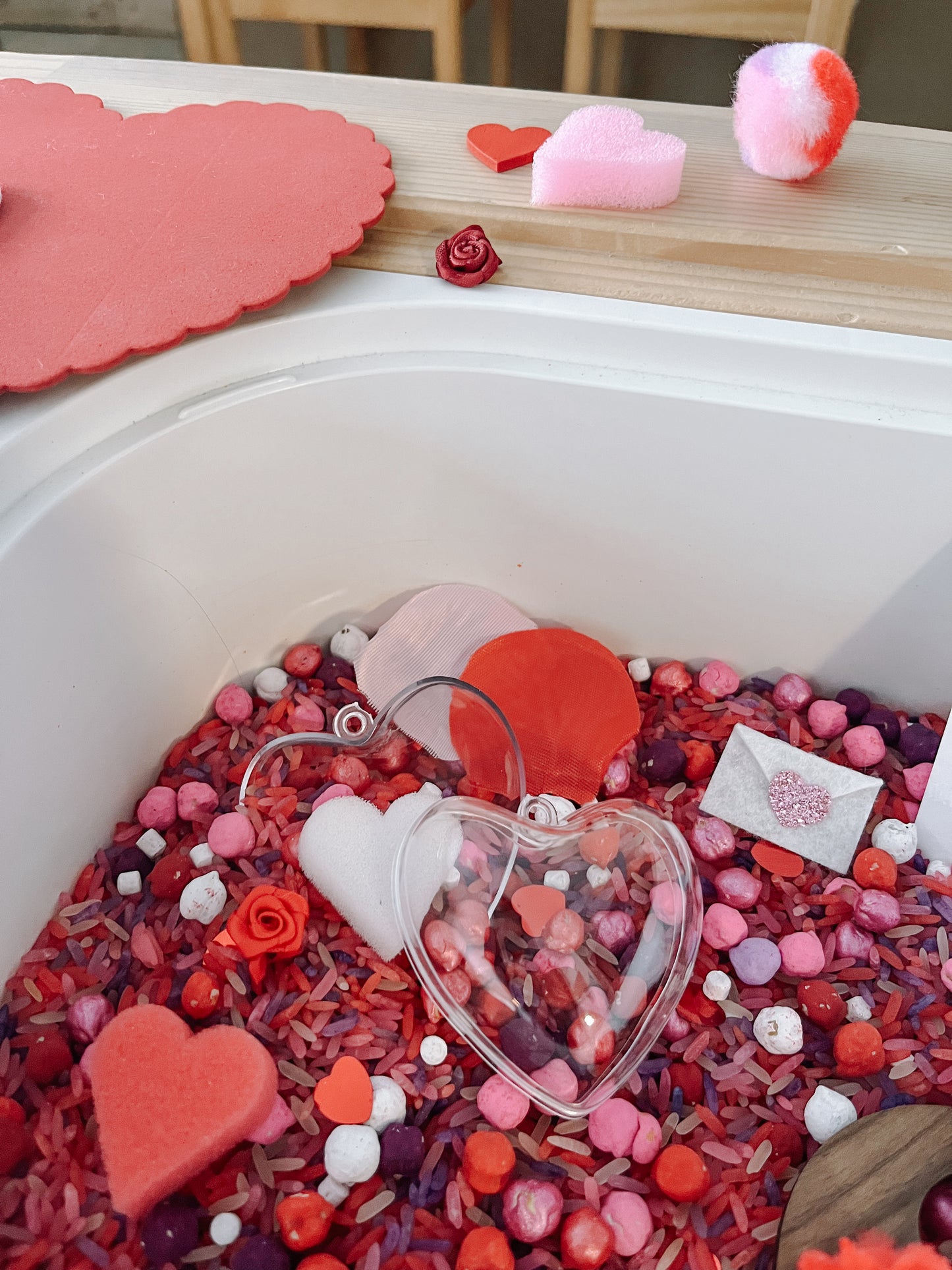 Boîte sensorielle Saint-Valentin