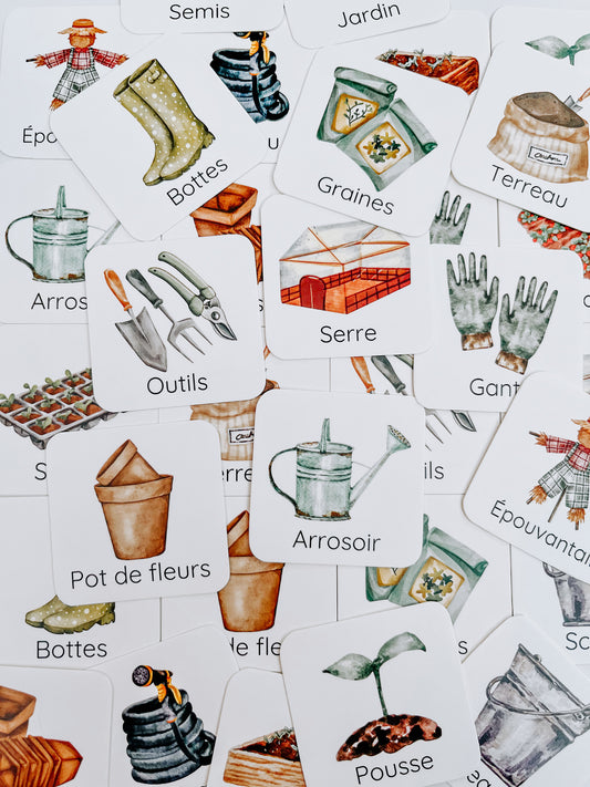 Jeux de mémoire Jardinage