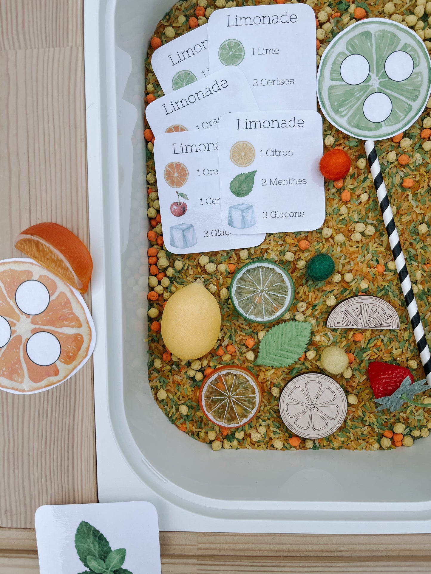Boite sensorielle Limonade