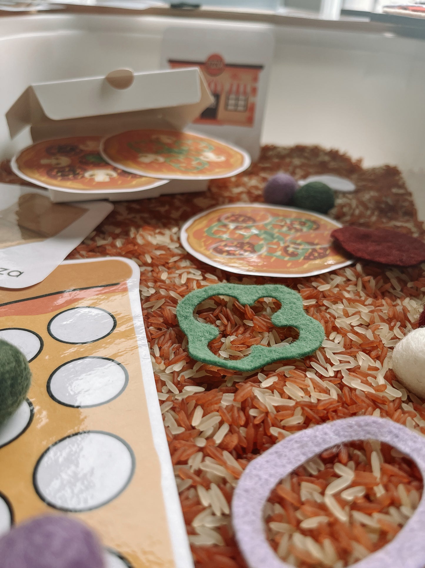 Boite sensorielle Pizza