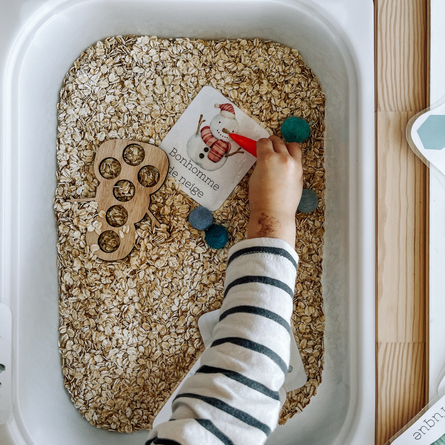 Boite sensorielle Hiver