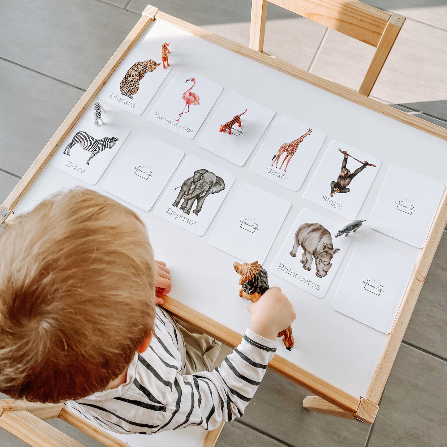 Plan toys - Figurines 4 animaux de la savane Plan toys - Figurines 4 animaux de la savane