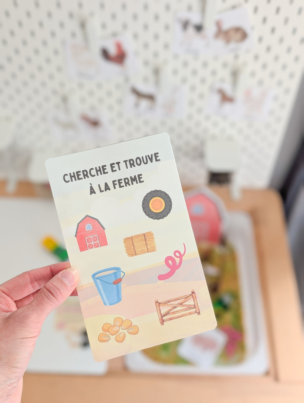 Boîte sensorielle Ferme