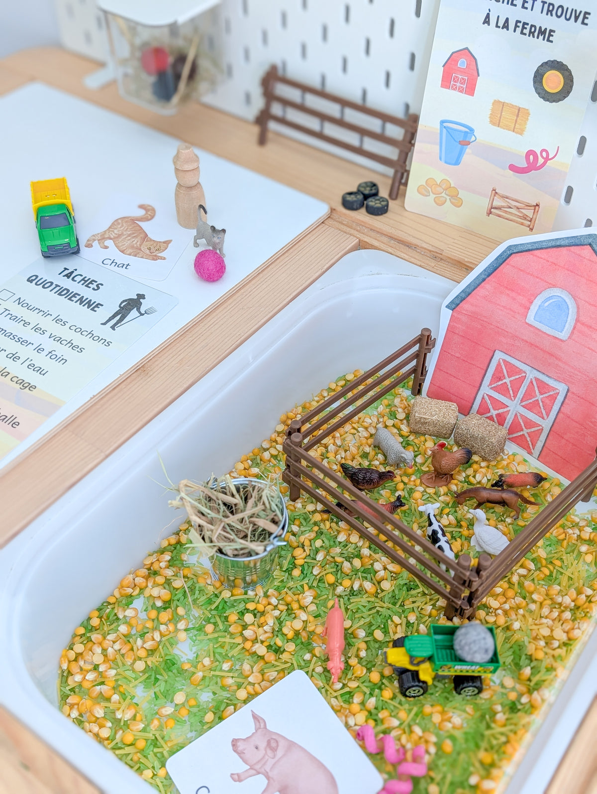 Boîte sensorielle Ferme