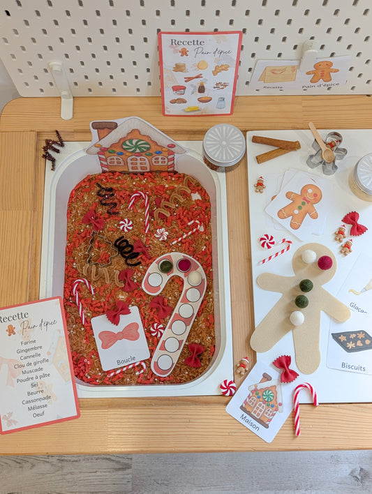 Boîte sensorielle Pain d'épice