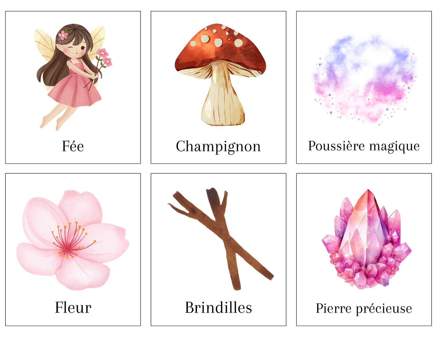 Boîte sensorielle Forêt enchantée