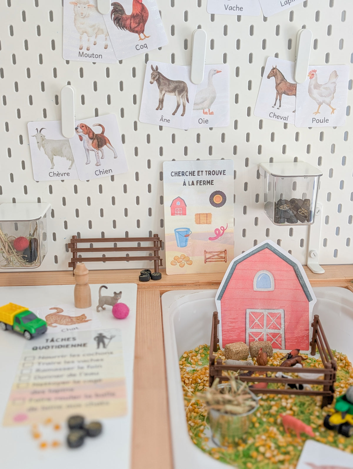 Boîte sensorielle Ferme