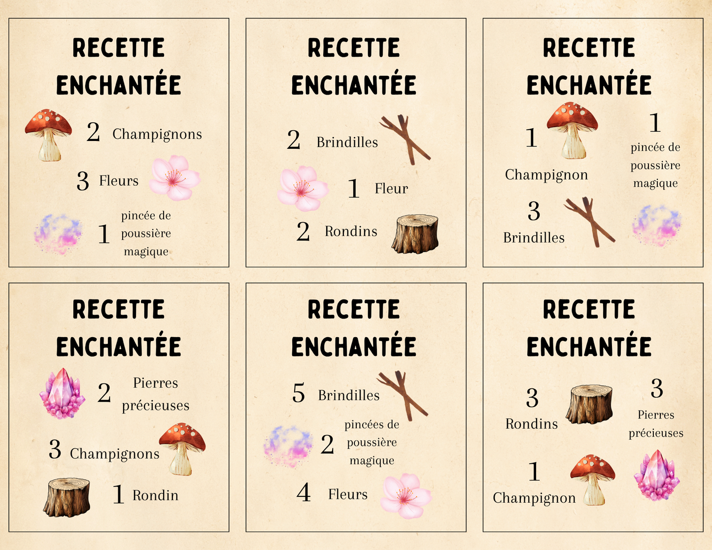 Boîte sensorielle Forêt enchantée