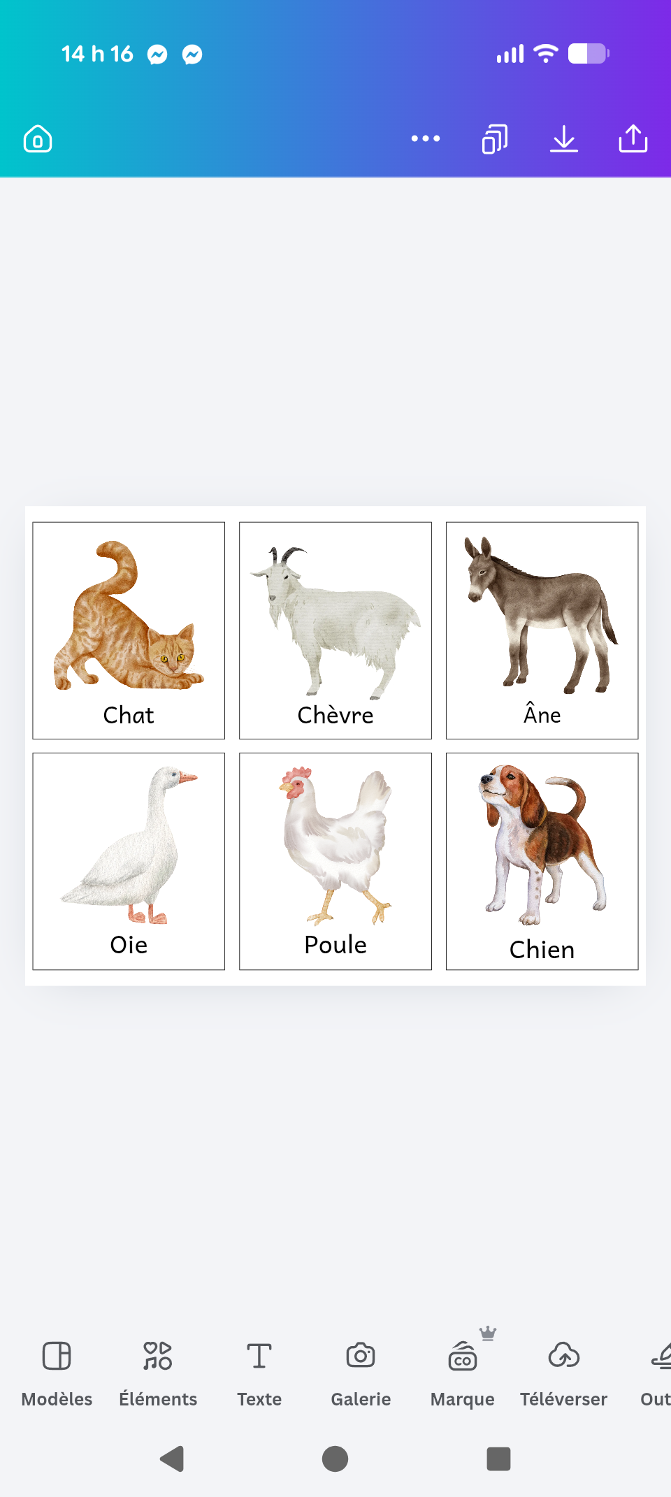 Boîte sensorielle Ferme