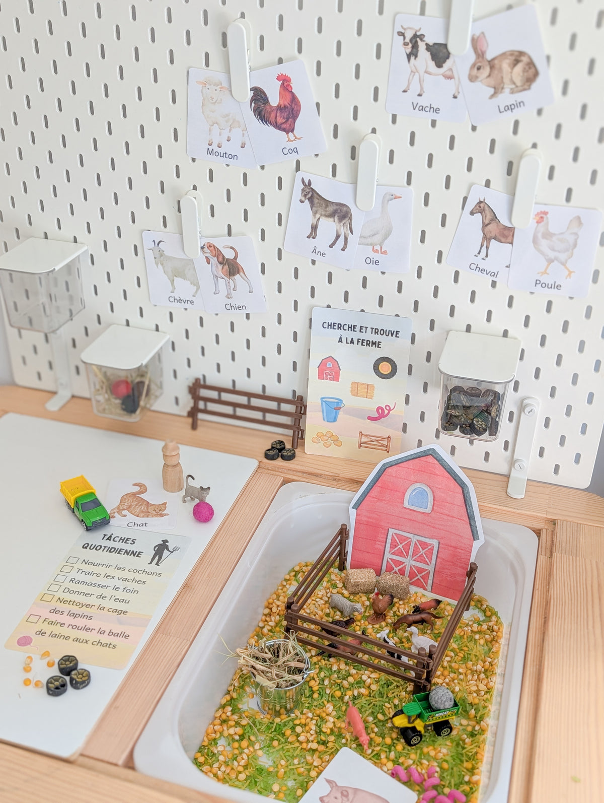 Boîte sensorielle Ferme
