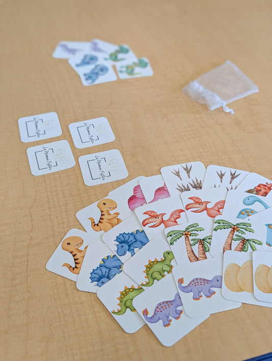 Jeu de mémoire Dinosaures