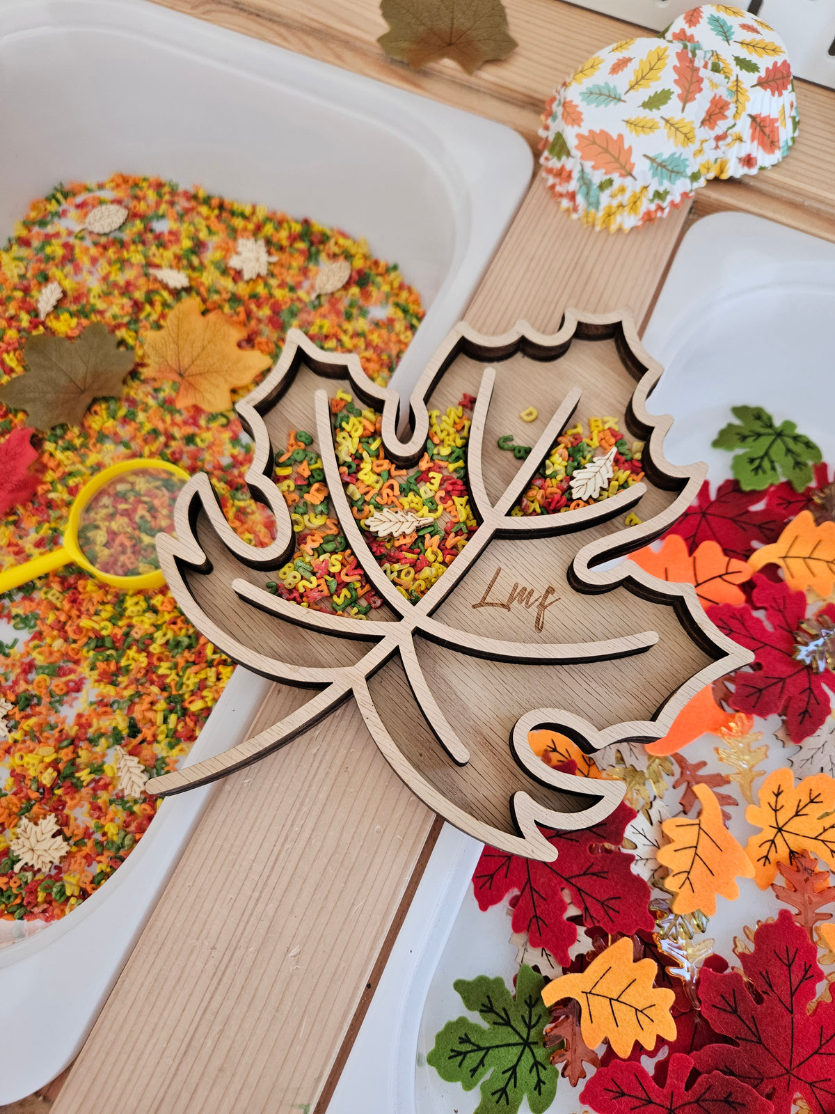 Mélange sensoriel Alphabet d'automne
