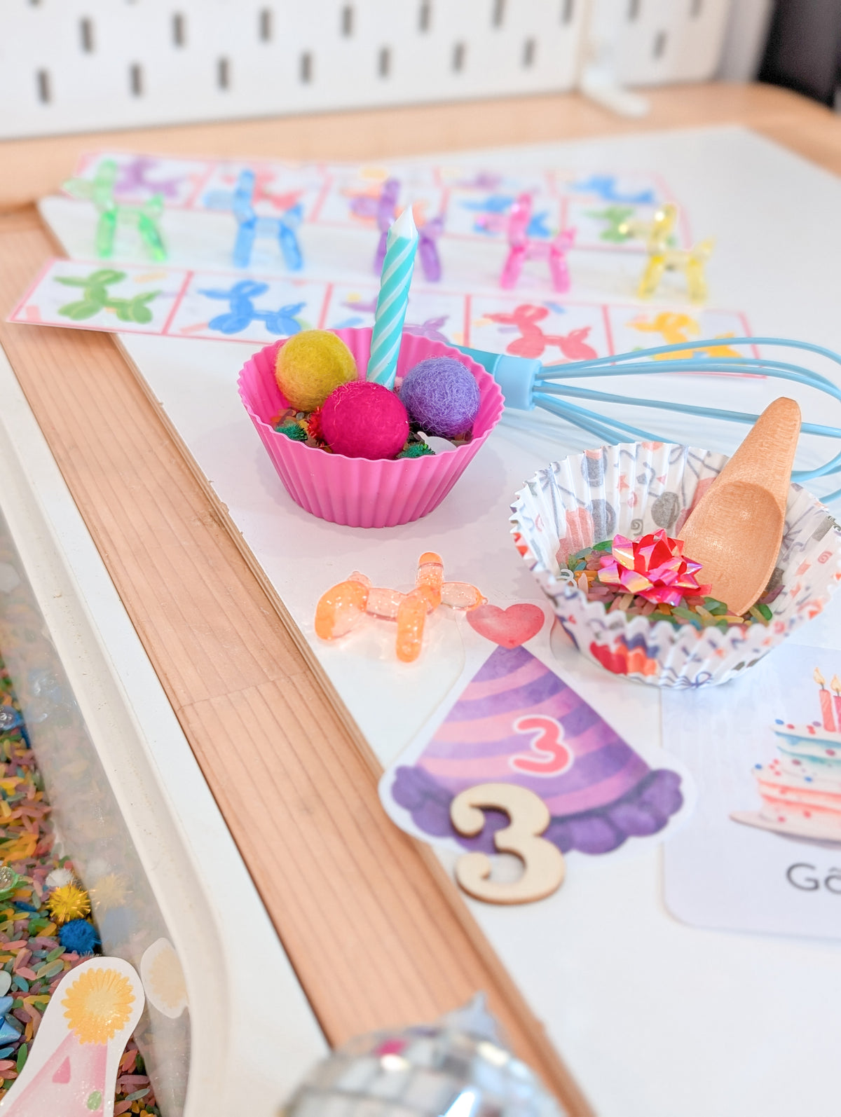 Boîte sensorielle Anniversaire