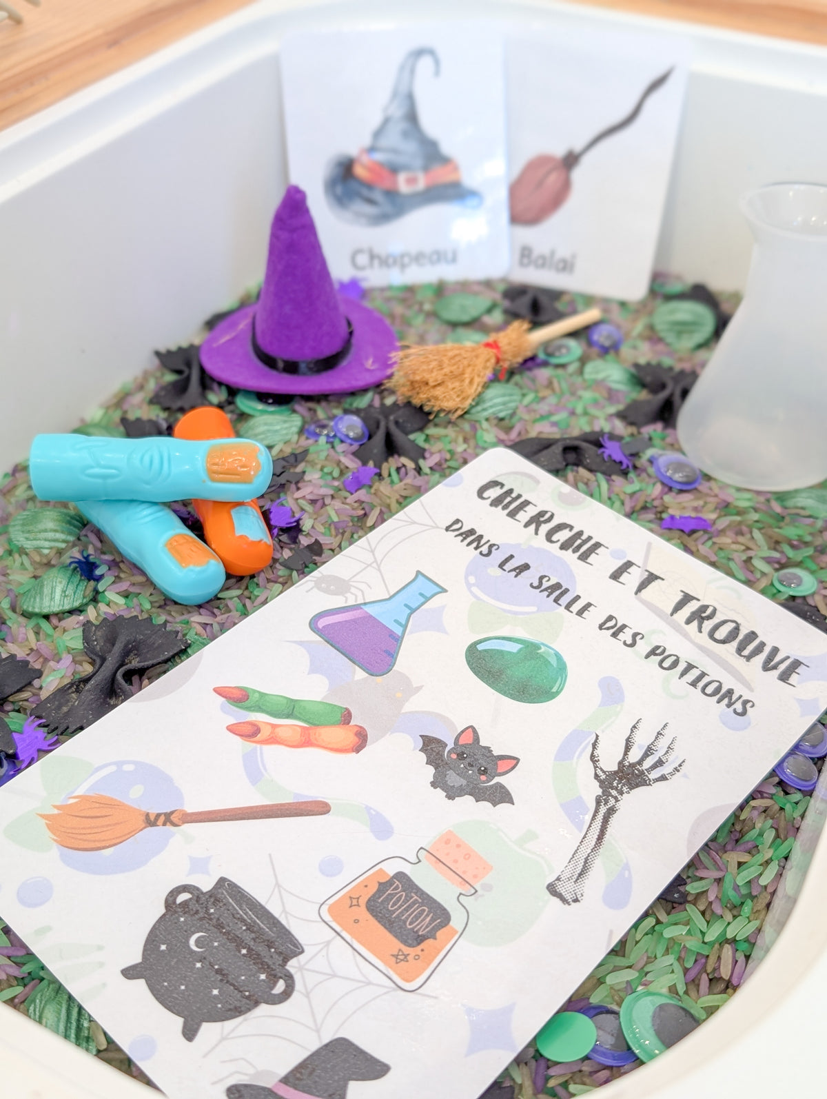 Boîte sensorielle Sorcière & Poussière